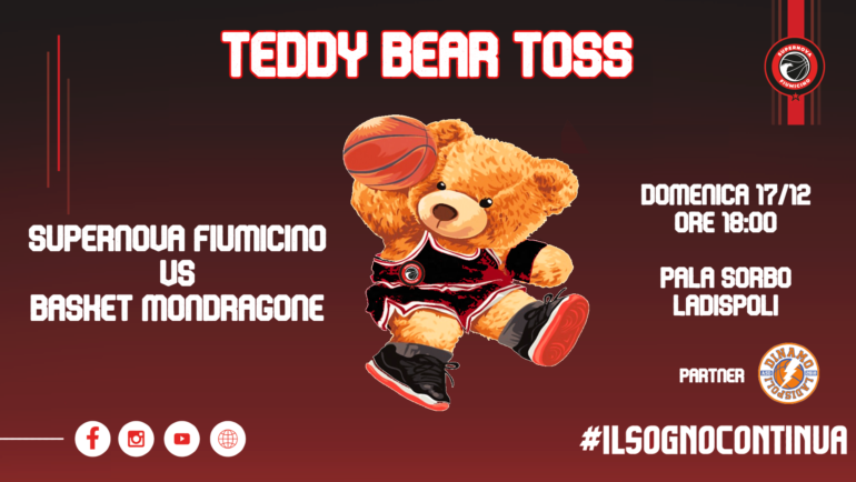 “Teddy Bear Toss” domenica al Pala Sorbo per la sfida Supernova-Mondragone